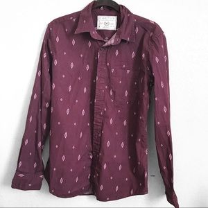 Vintage purple button down shirt